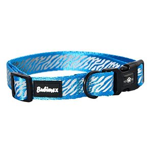 COLLAR ANIMAL PRINT T-L AZUL